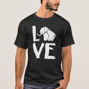 Skrapbokning av Pappra fartyg i Papercraft Kärlek T Shirt