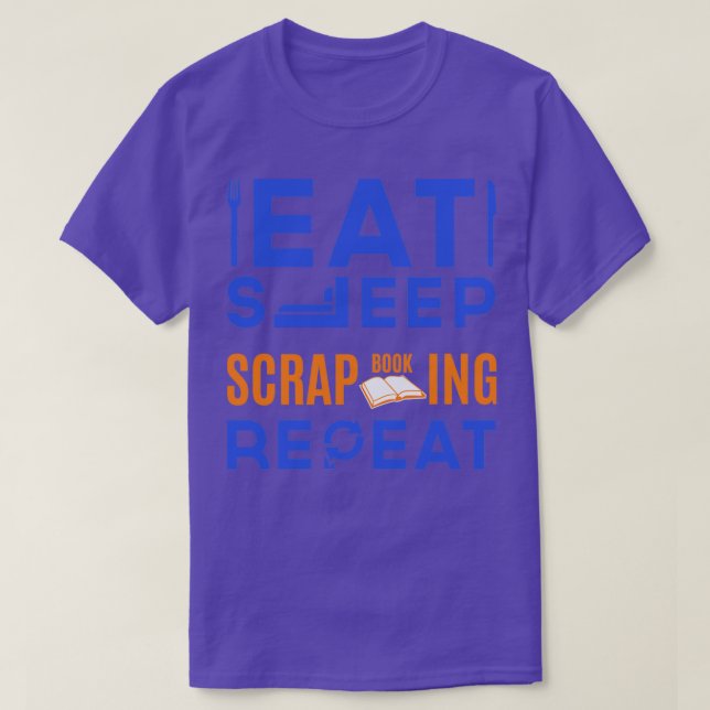 Skrapbokning Eat Skräppost Boot T Shirt (Design framsida)