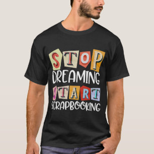 Skrapbokning för Kärlek-skräppobokningsskr för skr T Shirt