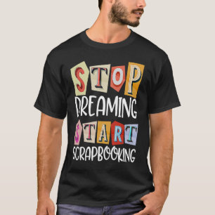 Skrapbokning för Kärlek-skräppobokningsskr för skr T Shirt