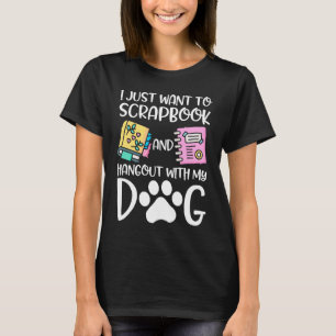 Skrapbokning för Kärlek-skräppobokningsskr för skr T Shirt