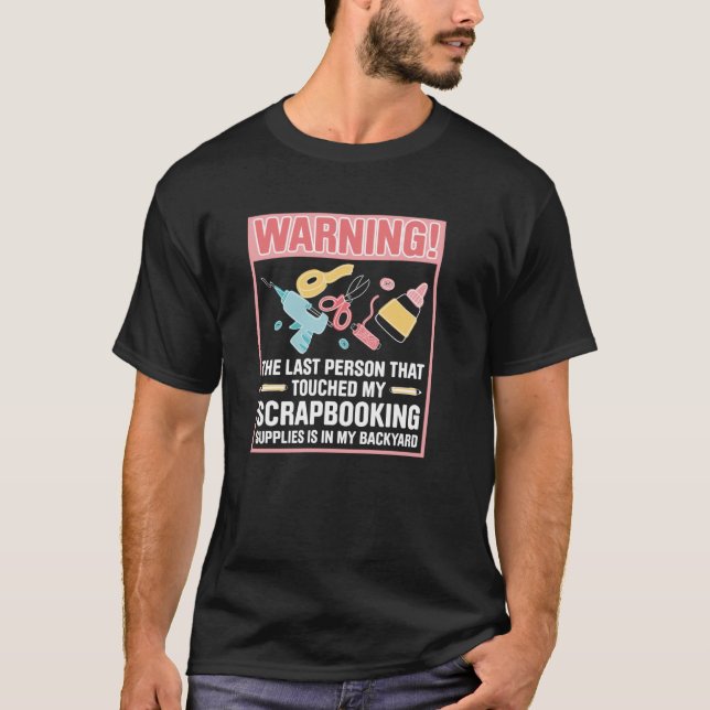 Skrapbokning för Kärlek-skräppobokningsskr för skr T Shirt (Framsida)