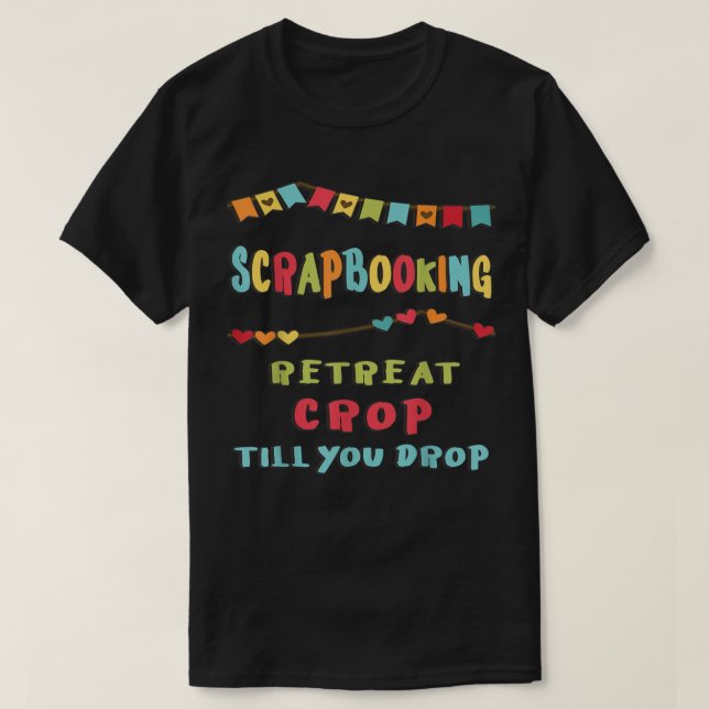 Skrapbokning Ljuny Say Skörd Scrapbook Fläkt Winte T Shirt (Design framsida)