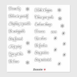 Skrapbokningsjournalföring Ord och fraser Klistermärken