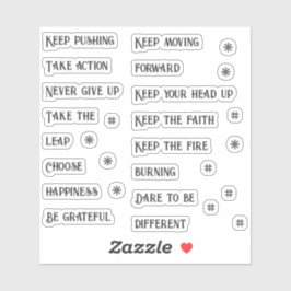 Skrapbokningsjournalföring Ord och fraser Klistermärken