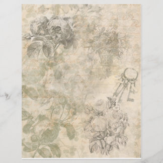 Skrapbokningsskräppost för pappra lakan