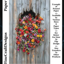 Skrapboks-Papper för konstgjorda paneler och Wildb