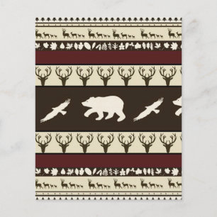 Skrapboksbakgrund för hösten skogen