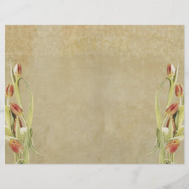 Skrapbokssida för vintage Journal