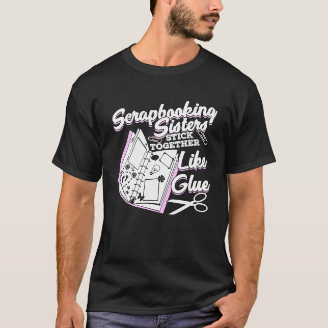 Skrapboksskrapboksskrapboksaffisch - Gift T Shirt (Framsida)