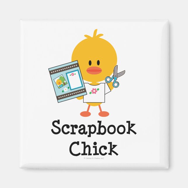 Skrapbook Chick Magnet (Framsidan)