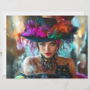 Skrapbook Papper Whimsical Magic Bra Witch