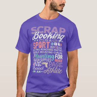 Skrapbook Shirt-skrapbokning Det är en sport T Shirt