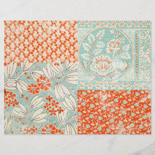 Skrapbook-skräppost av Blommigt Journal Papper