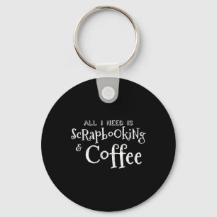 Skrapbooking Coffee Vintage Nyckelring