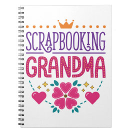 Skrapbooking Grandma Anteckningsbok