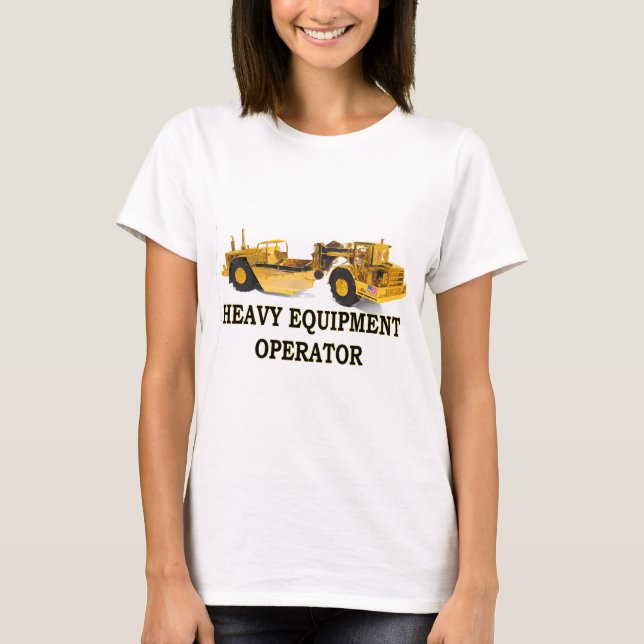 SKRAPER EARTH MOVER T-SHIRT (Framsida)