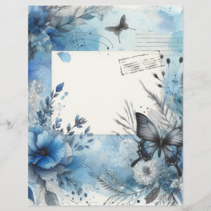 Skräpjournal ephemera vintage scrapbookpapper