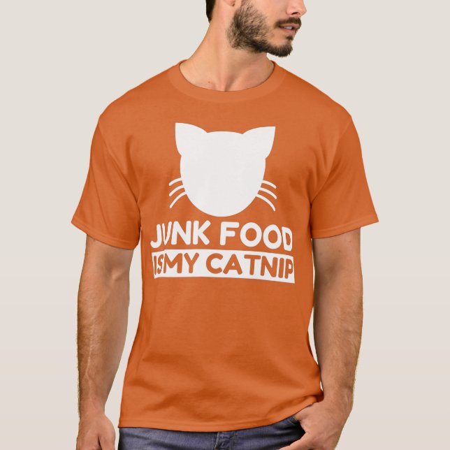 skräpmat Älskare Lubb Cute Cat Gift T Shirt (Framsida)