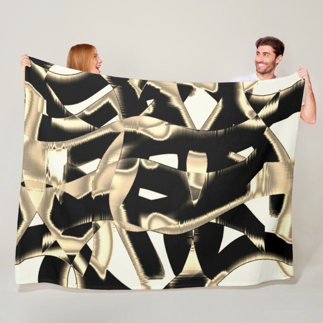 Skrapor, skrapor, förstörda band på klart fleecefilt (På plats)