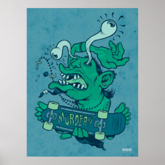 Skrapor (subducerad färg) poster