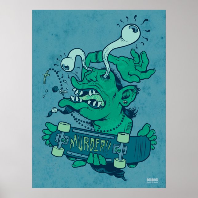 Skrapor (subducerad färg) poster (Framsidan)