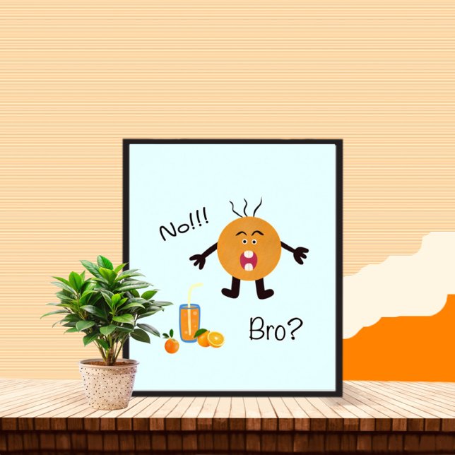 Skräppande orange poster (Skapare uppladdad)