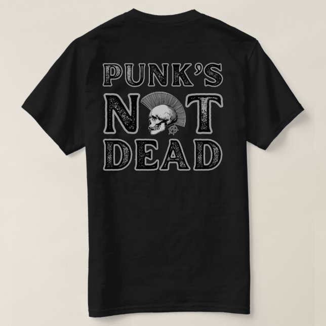 Skräppost är inte dödskal t shirt (Design baksida)