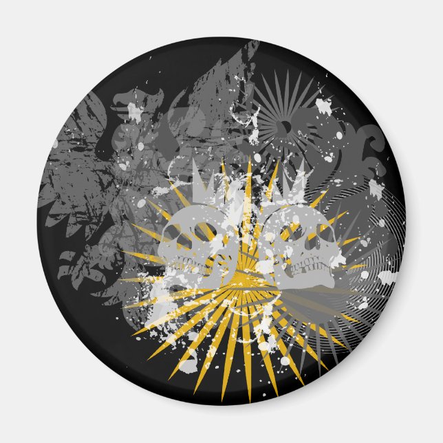 Skräppost Döskallar magnet (Framsidan)