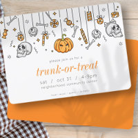 Skräppost eller behandla modern Chic Halloween fes
