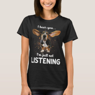 skräppost hör att du inte lyssnar på designen t shirt