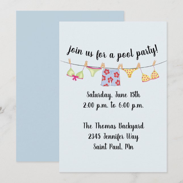 Skräppost Inbjudningar (Fram/baksida)