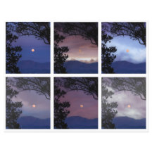 Skräppost Journal Älva Himmel Måne Träd Fantasy 1-