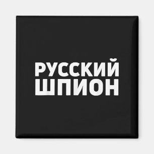 Skräppost, rysk leksak, design, luddig rysk spy i magnet