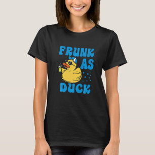 Skräppost som Anka - Lustigt Rubber Anka-drickande T Shirt
