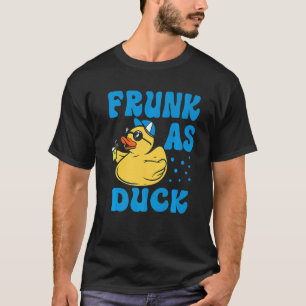 Skräppost som Anka - Lustigt Rubber Anka-drickande T Shirt