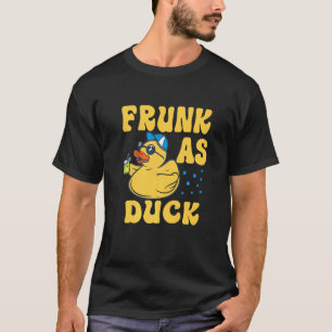 Skräppost som Anka Rubber Anka som dricker i Humor T Shirt
