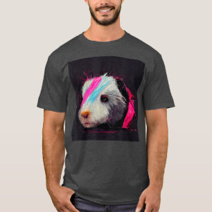 Skräppost Sten Guinea Gris i läder Jacka 5117 T Shirt