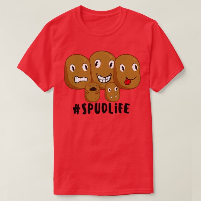 skräppostpotatis t shirt (Design framsida)