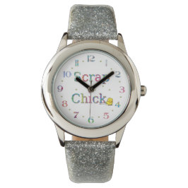 Skräppskrapbokers Chick Wrist Watch Armbandsur