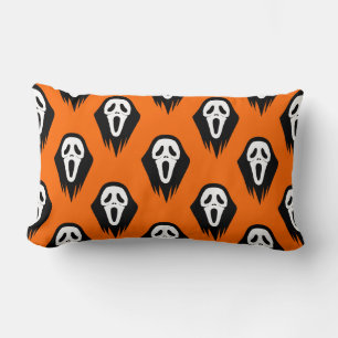 Skräppsmask Orange Halloween Lumbarkudde