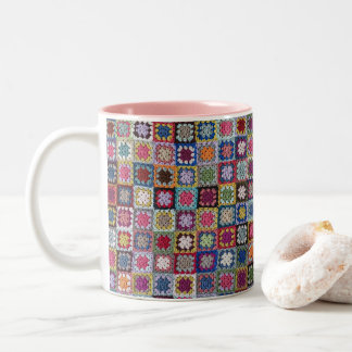 Skrappy Granny Square Blanket 11 oz 2-ton Mugg