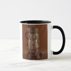 Skråsejdel, försilvrad pewter, 1564 mugg