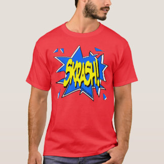 skrashblått t shirt