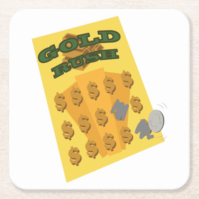 Skratch av underlägg papper kvadrat (Framsidan)