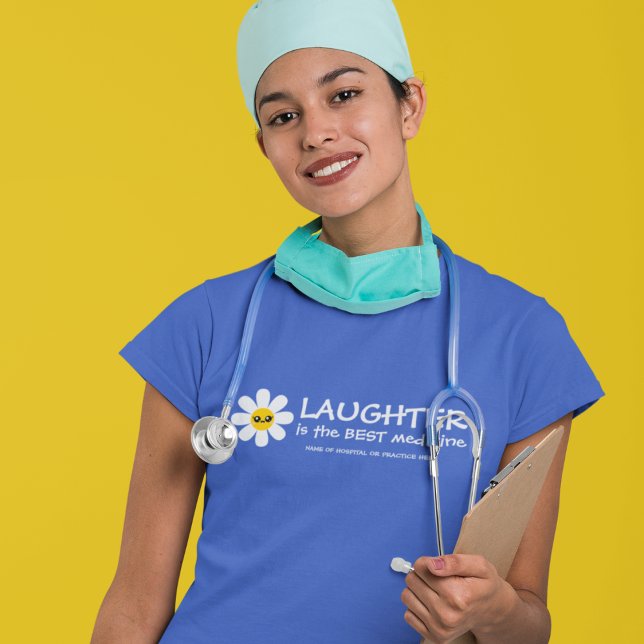 Skratt är den bästa medicinen T-Shirt (Spread laughter with this, "Laughter is the best medicine" t-shirt! )
