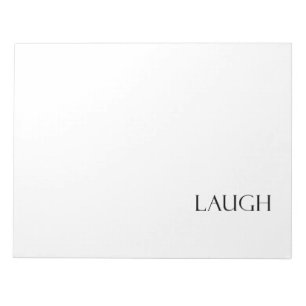 Skratt citerar inspirera Laughtercitationstecken Anteckningsblock