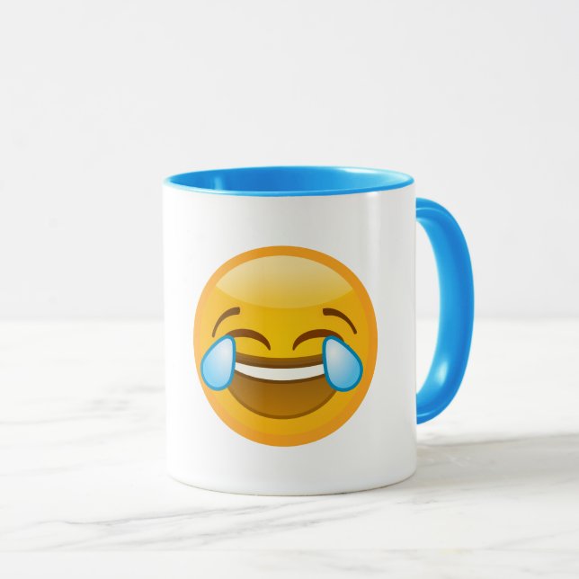 Skratt Emoji Mugg (Framsida höger)