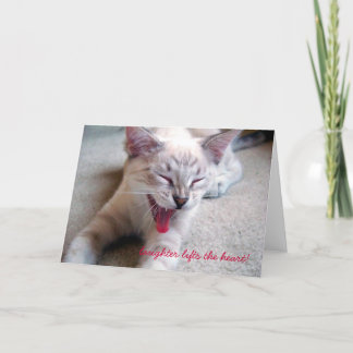 Skratt hiss i hjärtat! kort