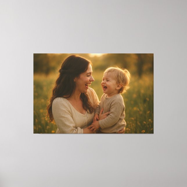 Skratt i Bloom - en Springtime Bond Canvastryck (Framsida)